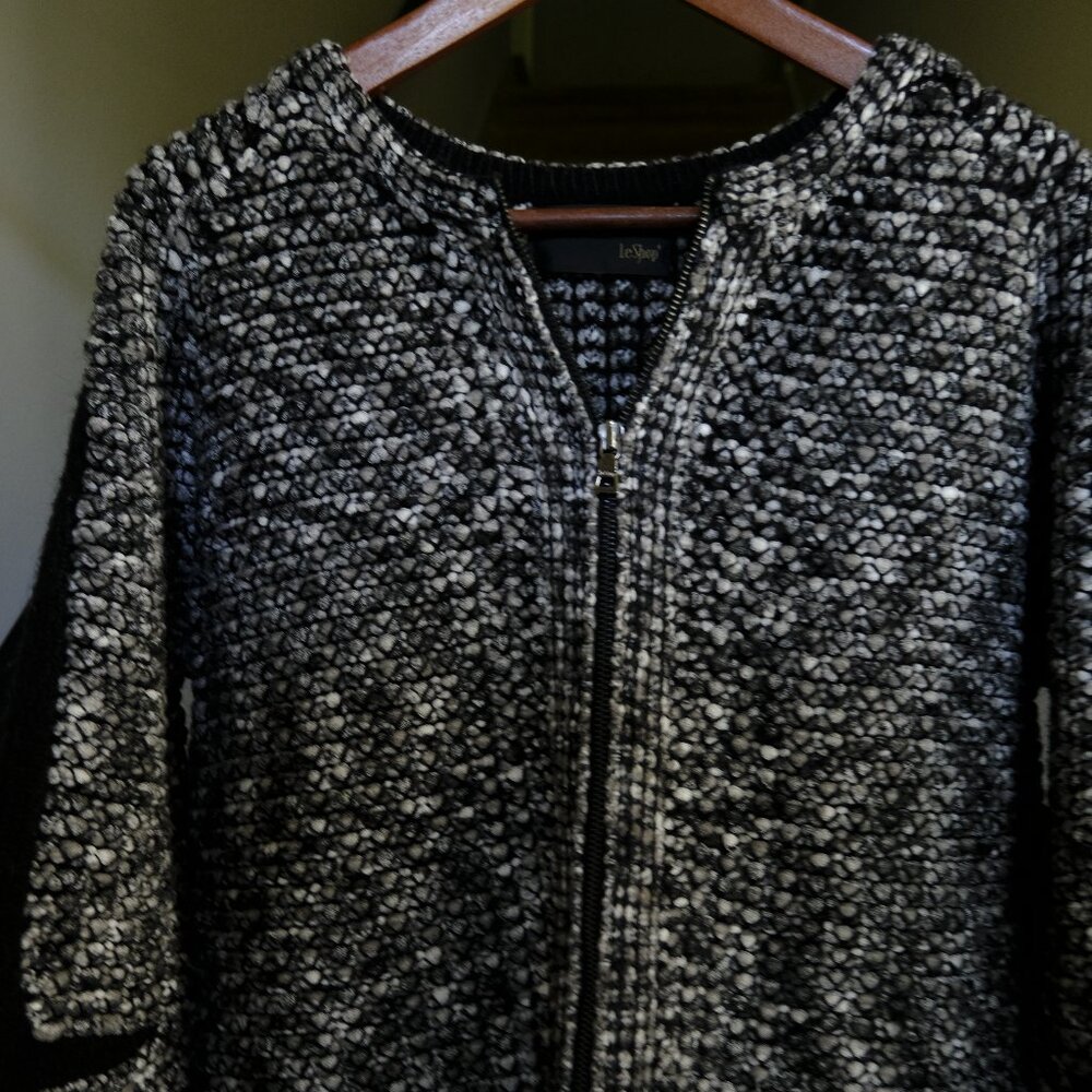 Le Shop Womens Long Sweater Coat (Korean Brand)